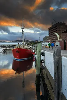 AtomicZen The Beauty Of Nature Prints: Dusk at Hobart, Tasmania