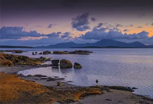 Dusk at Petrifaction bay, southern area of Flinders Island, Bass Strait, Tasmania