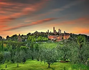 Dusk at San Gimignano