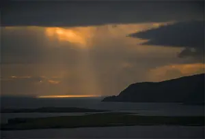 North Sea Prints: Dusk from Sumburgh head, Shetland Islands, Scotland