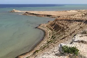 Human Settlement Prints: Eagle Bluff View Point, Shark Bay World Heritage Area, Western Australia, Australia