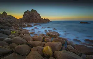 Early light along the coastline at the Pinnacles, on Phillip Island, Victoria