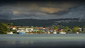 Ian Rolfe's Southern Lightscapes Prints: Early morning summer scene in Merimbula, south coast of New South Wales, Australia