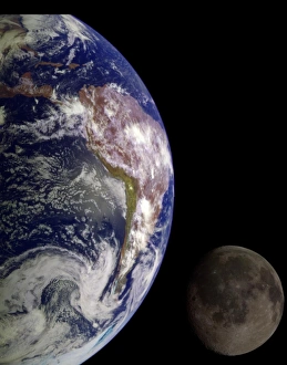 The Earth & Moon The Earth & Moon