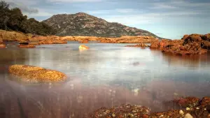 East Tasmanian secluded Honeymoon Bay