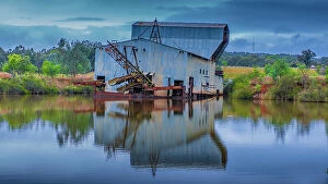 Images Dated 7th June 2023: Eldorado and the historic gold dredging machine, Autumn, North Central Victoria, Australia