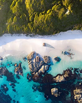 Sandrine Hecq Drone Photography Collection: Elephant Rocks, William Bay National Park