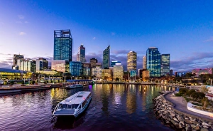 Elizabeth Quay Perth Central Business District centred on the landmark Swan Bells Elizabeth Quay Perth Central Business District centred on the landmark Swan Bells