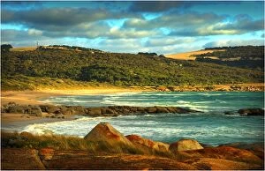 Images Dated 17th March 2011: Emita Beach near Marshall Bay, West coastline of Flinders Island, Bass Strait, Tasmania