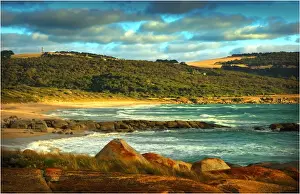 Emita Beach near Marshall Bay, West coastline of Flinders Island, Bass Strait, Tasmania