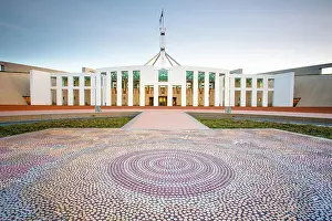Federal Parliament House of Australia. Canberra. Capital of Australia. Australian Capital Territory. Australia