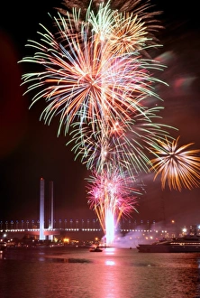 Fireworks Above the Water Fireworks Above the Water