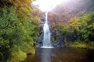 Foggy Prints: The First Falls at Waterfall Gully, Cleland Conservation Park, Adelaide, South Australia