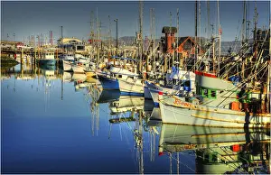 Industrial Ship Prints: Fishermans wharf, San Francisco, California