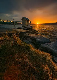 AtomicZen The Beauty Of Nature Prints: Fishing the Last Light