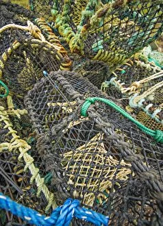 Images Dated 12th July 2015: Fishing ropes and equipment, Shetland Islands, Scotland