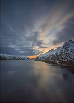 Images Dated 19th February 2014: Fjord Dusk