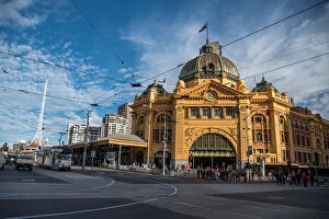 Images Dated 28th January 2017: Flinders Street Station, Melbourne, Australia