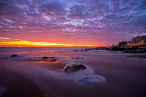 Prints of Mooloolaba Mitchell Pettigrew Photography Prints: Foamy Sunrise
