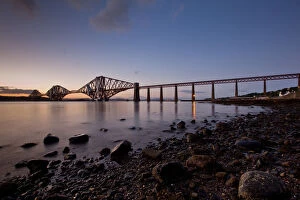 Craig Jewell Photography Collection: Forth bridge at sunset