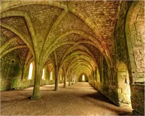 Abbey Prints: Fountains Abbey, Yorkshire, England