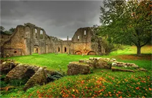 Abbey Prints: Fountains Abbey, Yorkshire, England