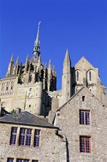 John W Banagan Collection: France, Normandy, Mont Saint Michel exterior