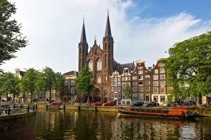 Francis Xavier Church (De Krijtberg Kerk) at the Singel, Amsterdam, Netherlands Francis Xavier Church (De Krijtberg Kerk) at the Singel, Amsterdam, Netherlands