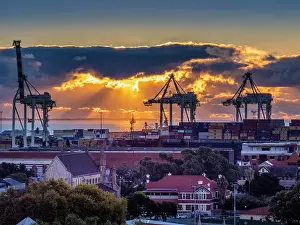: Fremantle, Sunset View to Harbour