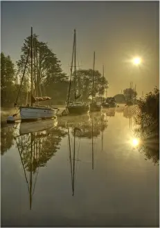Flowing Water Prints: Frome River, Wareham, Dorset, England