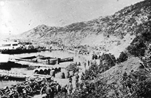 Australian & New Zealand Army Corps (ANZAC) Collection: Gallipoli Landing at Anzac Cove (Gaba Tepe)