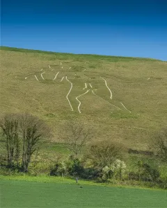 English Landscape And Panorama Views By Southern Lightscapes Prints: The Giant at Cerne Abbas, Dorset, England, United Kingdom