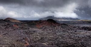 Images Dated 18th August 2011: Gjastykki Krafla volcanic lava barren landscape