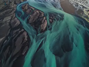 Glacial flows, Iceland