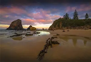 Glasshouse rocks, Narooma, southern coastline of New South Wales, Australia