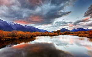 Images Dated 29th April 2015: Glenorchy sunset reflections