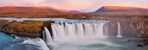 Images Dated 13th September 2013: Godafoss Falls in stunning morning light Iceland