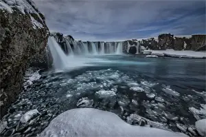 Myvatn Prints: Godafoss in Winter