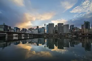 AtomicZen The Beauty Of Nature Prints: Golden Hour at Darling Habour, Sydney