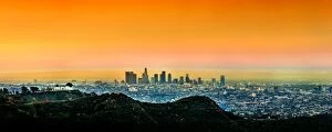 Images Dated 25th April 2014: Golden LA Sunrise