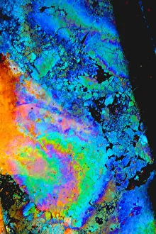 Graphic Prints: Graphic image of an oil spill