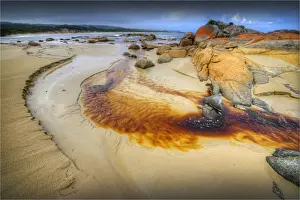 Images Dated 22nd November 2013: Grassy Harbour and beach on the South Eastern coastline of King Island