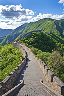John W Banagan Prints: Great Wall of China at Mutianyu, Beijing