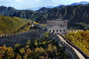 North Prints: The Great Wall Of China At Mutianyu, Huairou County, Northeast of Central Beijing, China