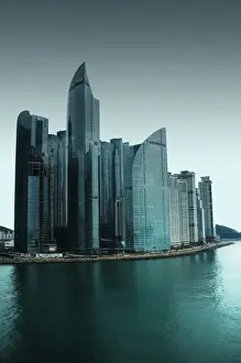 Haeundae Busan South Korea modern skyline