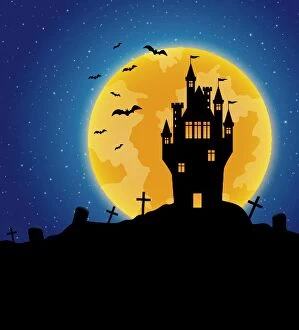 Images Dated 11th October 2016: Halloween background