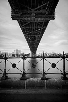 Sydney Harbour Bridge Collection: The Harbour Bridge - B&W