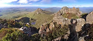 Tasmania (TAS) Prints: Hartz peak view pano