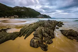 Hidden Bay at South Coast track, Southwest Tasmania