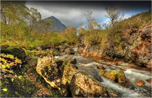 Images Dated 28th September 2011: Highland stream, Buachaille Etive mor, The highlands of Scotland